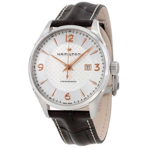 Hamilton Jazzmaster Viewmatic Leather Strap Men`s Watch H32755551