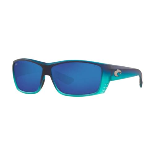 Costa Del Mar Cat Cay Caribbean Sunglasses Fade Blue Mirror Lens 5