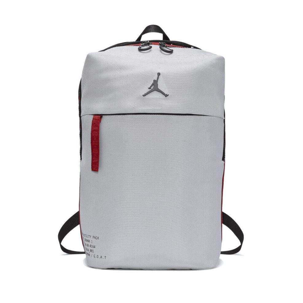 Nike Jordan Urbana Backpack White Blk Red 9A0164 001