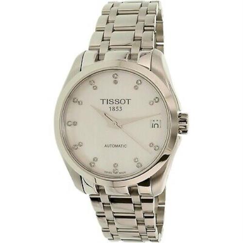 Tissot Couturier Ladies Watch Automatic with Diamomd Markers T0352071111600
