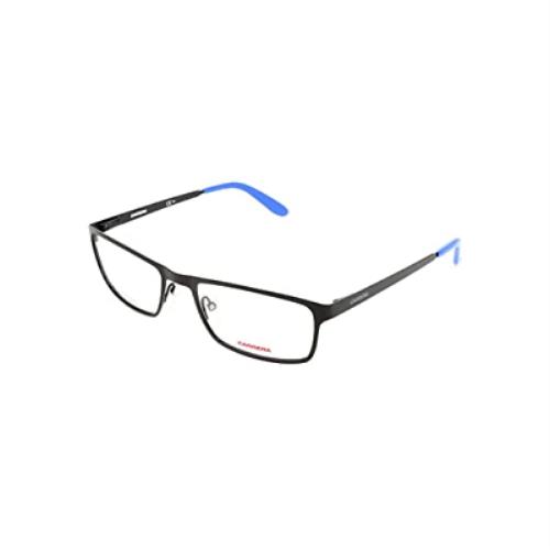 Carrera Men Eyeglasses Matte Black Rectangle CA 9911 003 Frames 53 18 140