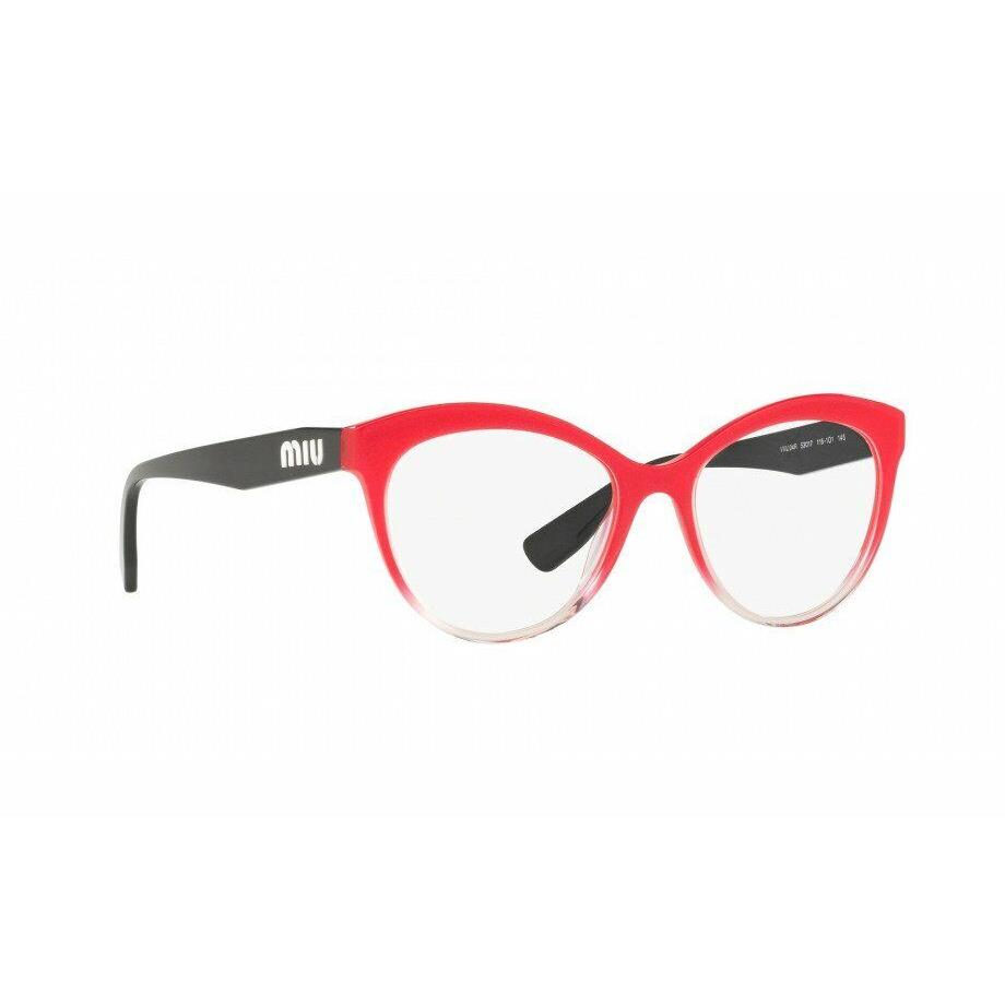 Miu Miu Eyeglasses MU 04RV 116101 Raspberry Glitter Gradient 51-17-140 23