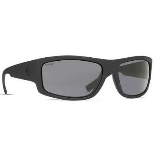 Von Zipper Semi Sunglasses - Black Satin / Wildlife Vintage Grey Polar