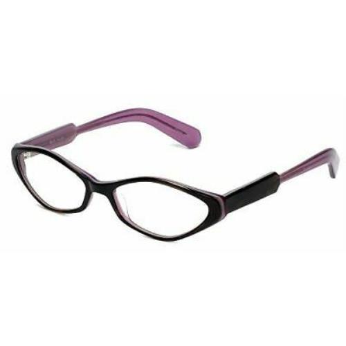 Paul Smith Designer Eyeglasses PS290-BHPL in Black Horn Purple 52mm Demo Lens