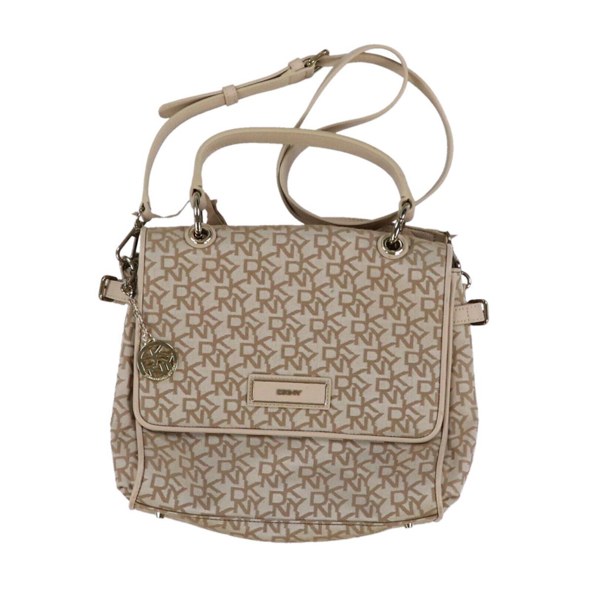 Dkny Womens Purse Shoulder Bag Jacquard Handbag Flap Close Pockets Travel