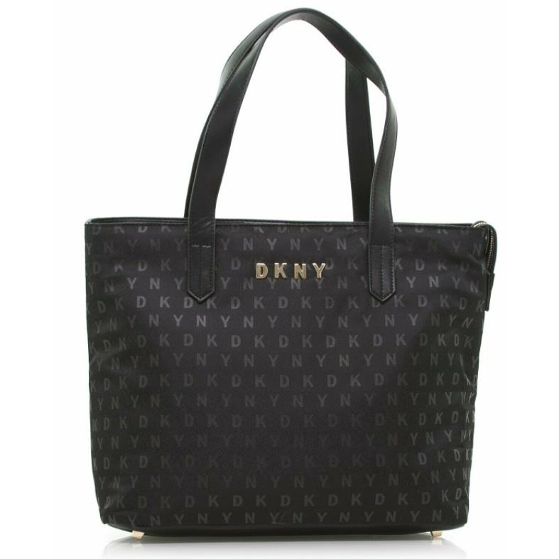 Dkny Womens 39cm Signature Softside Black Boarding Bag B1950