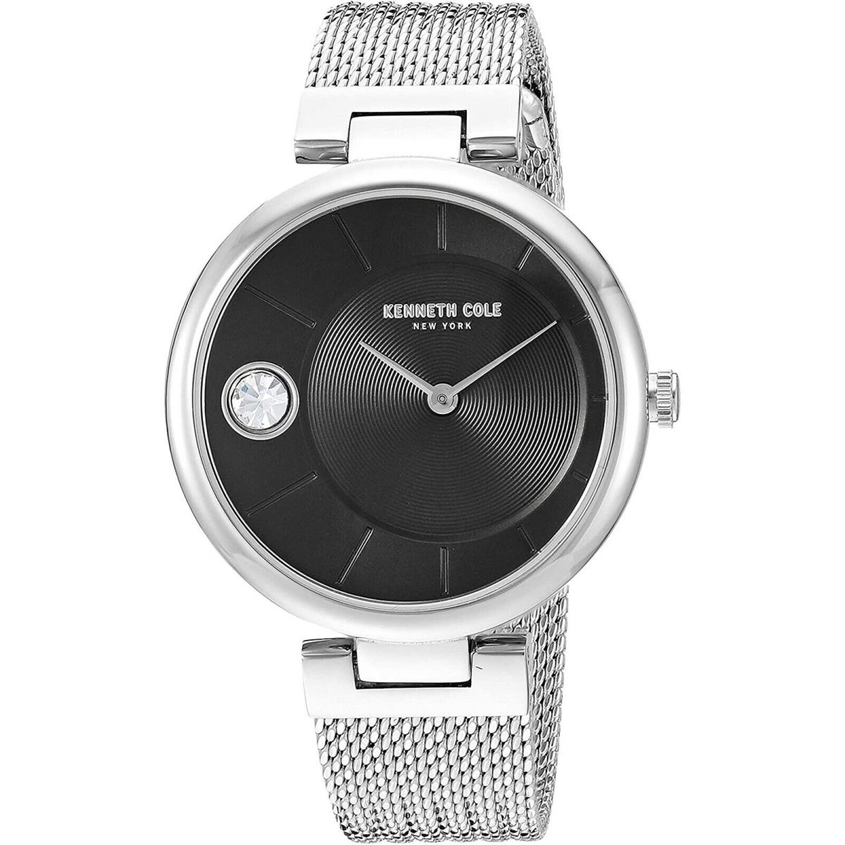 Kenneth Cole KC50786001 Ladies Dress Stainless Silver-tone Dark Dial 30m