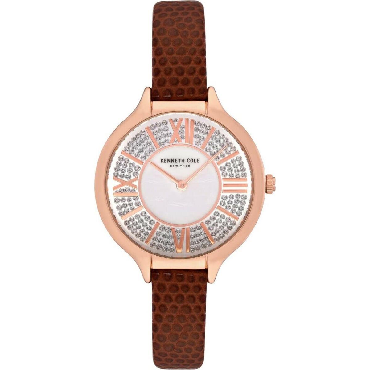 Kenneth Cole KC51054006 Dress Dress Stainless Rose Gold-tone Light Dial 30m