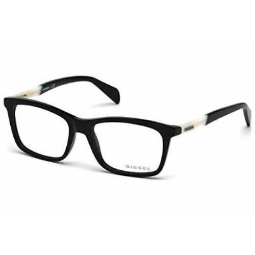 Diesel Eyeglasses DL5089 001 Shiny Black 54MM