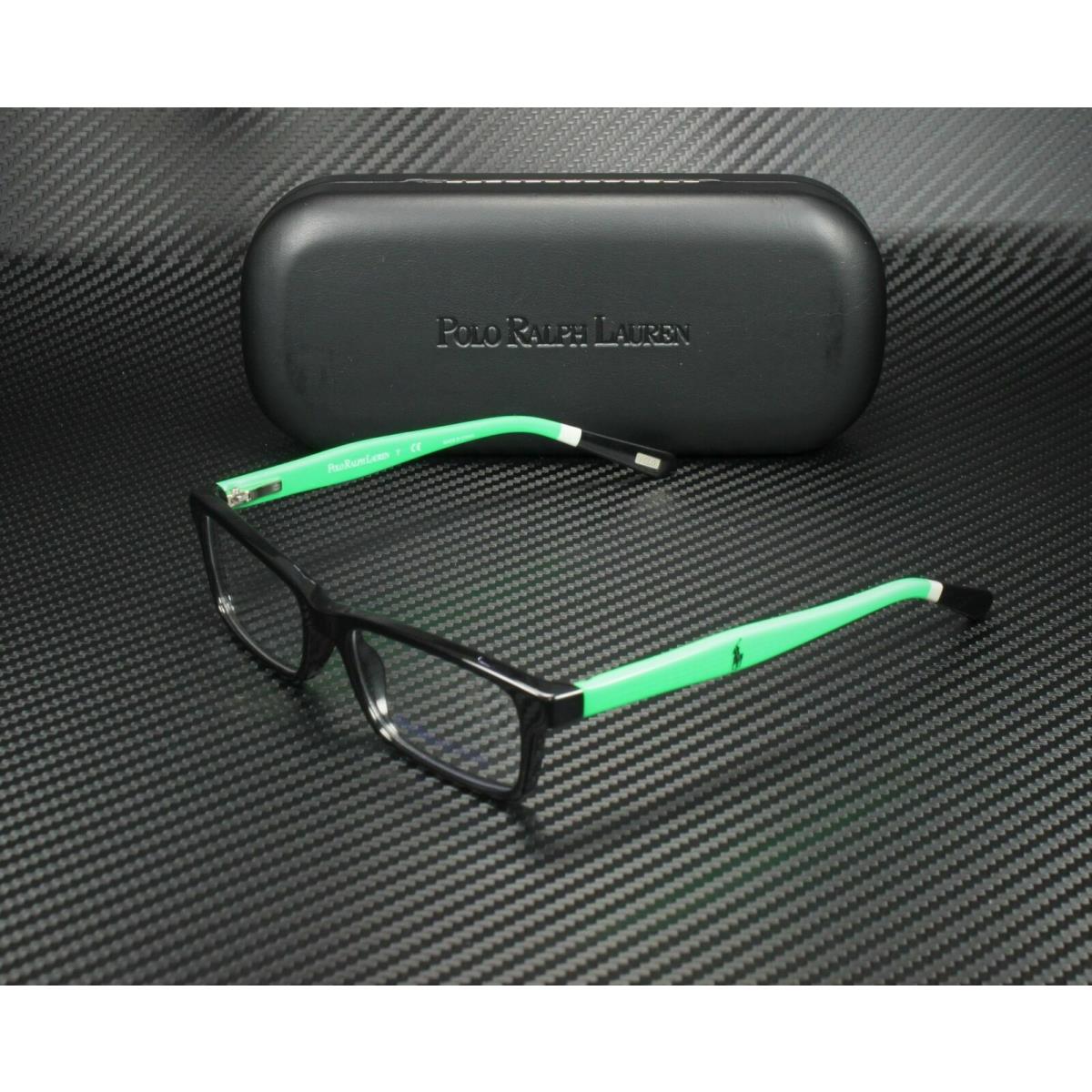 Ralph Lauren Polo PP8523 1312 Shiny Black Rectangle Kid`s 47 mm Eyeglasses