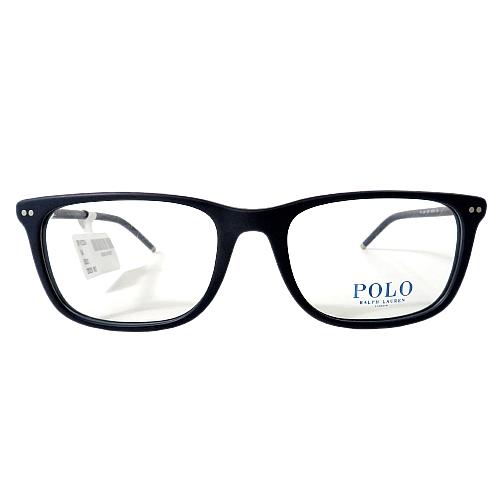 Ralph Lauren Polo Men`s Eyeglasses PH 2224 5521 Matte Navy Blue Frame 54-19-145