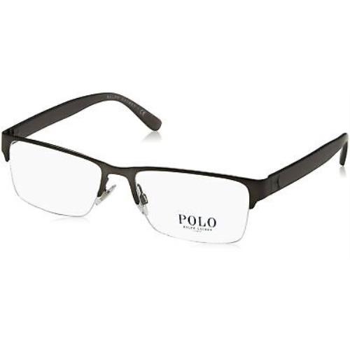 Polo Ralph Lauren Men`s PH1164 Rectangular Prescription Eyewear Frames Matte