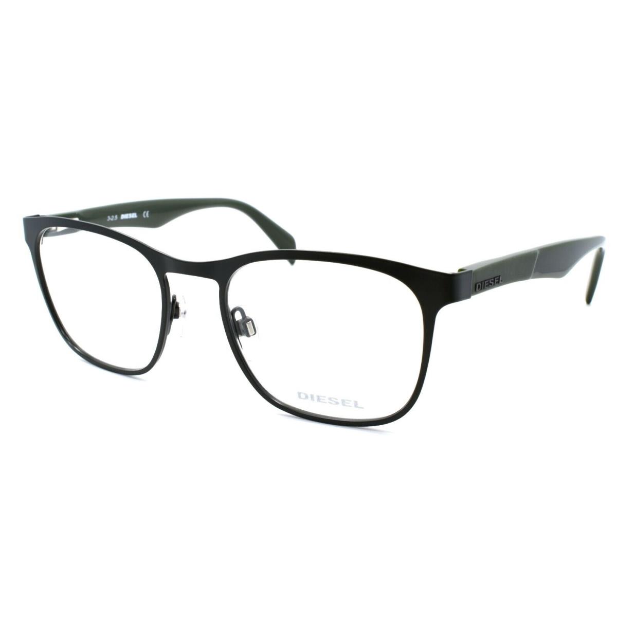 Diesel DL5209 097 Men`s Eyeglasses Frames 51-19-140 Matte Dark Green