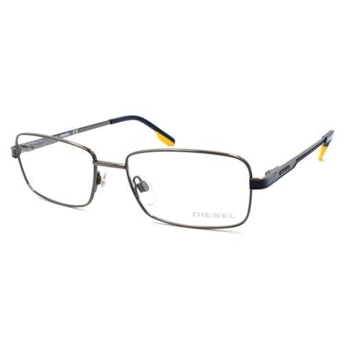 Diesel DL5047 008 Men`s Eyeglasses Frames 54-17-140 Anthracite Brown / Blue