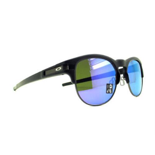 oo9394-02 52 Oakley Sunglasses Latch Key Matte Black Violet Iridium