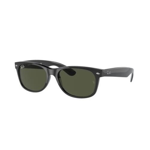 Ray-ban Wayfarer Classic Gloss Black Green G15 52mm Sunglasses RB2132 901 52