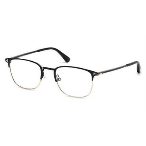 Tom Ford TF 5453 FT5453 Matte Blk Shiny Rose Gold 002 Eyeglasses