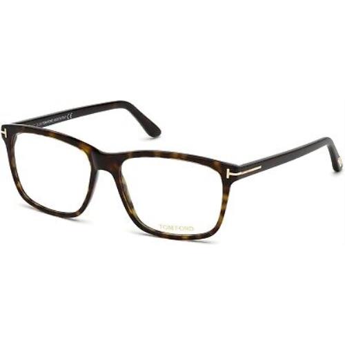 Tom Ford TF 5479 FT5479 -B Classic Dark Havana Blue Block Lenses 052 Eyeglasses