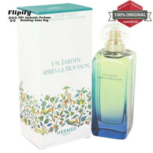 Un Jardin Apres La Mousson Perfume 1.7 oz / 3.4 oz Edt Spray For Women by Hermes