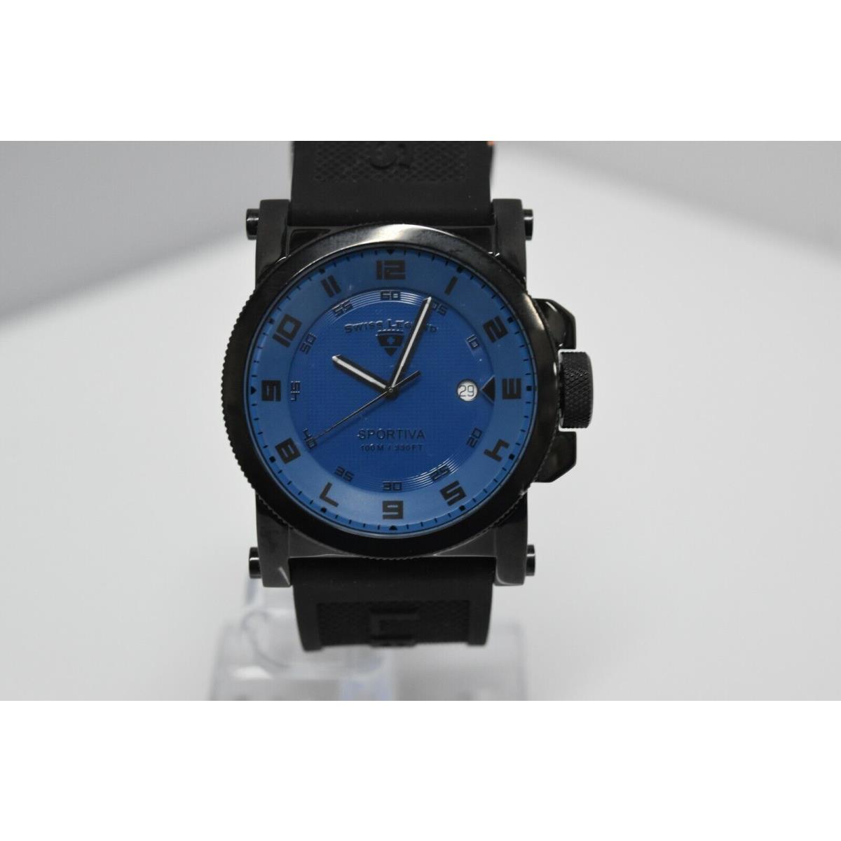 Swiss Legend Sportiva 45mm SL-40030 Watch Black/Blue