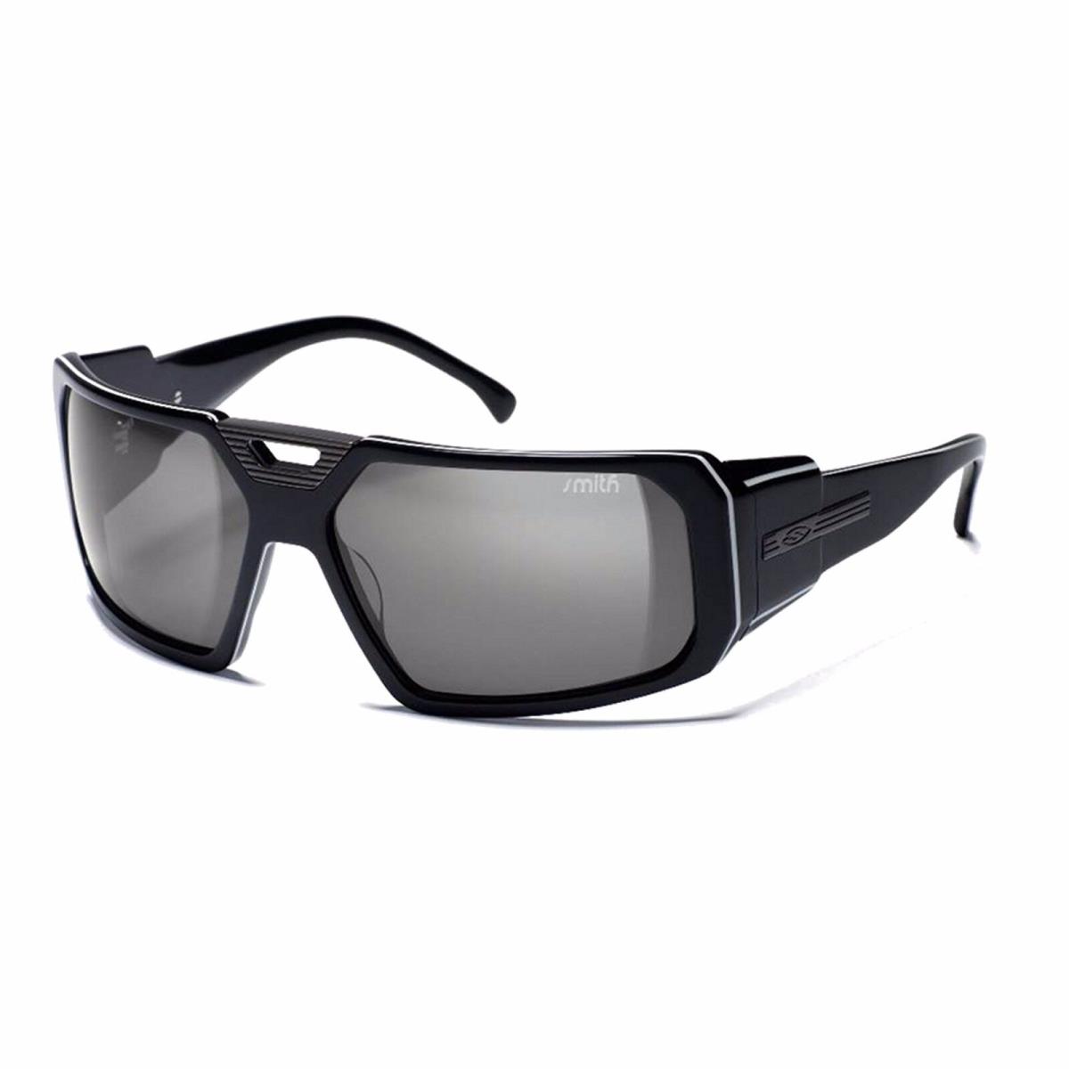 Smith Optic Yes Yes Y`all Sunglasses Black White Frame Gray Lens 125-16-65