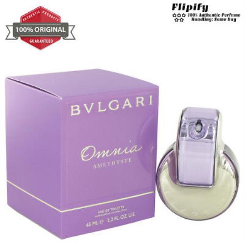Omnia Amethyste Perfume 2.2 oz 0.84 oz Edt Spray by Bvlgari For Women
