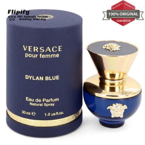 Versace Pour Femme Dylan Blue Perfume 1.7 oz / 1 oz / 3.4 oz Edp Spray For Women