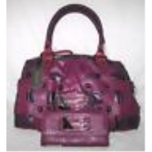 GUESS Thayer Top Handle Flap Bag Purse Handbag Messenger Sac Wallet Set New 