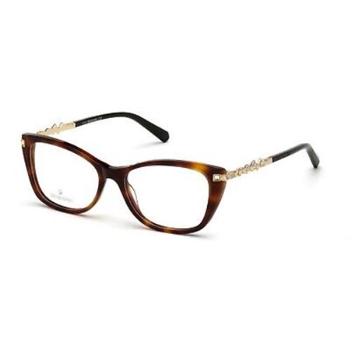 Swarovski SK 5343 SK5343 Dark Havana 052 Eyeglasses