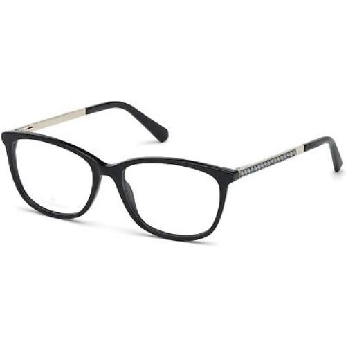 Swarovski SK 5308 SK5308 -F Shiny Black 001 Eyeglasses