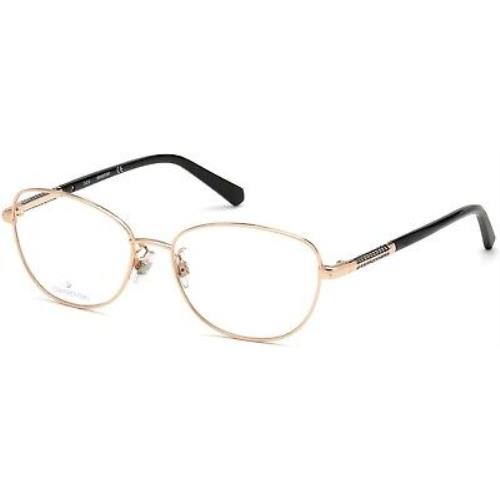 Swarovski SK 5386 SK5386 -H Pink Gold 033 Eyeglasses