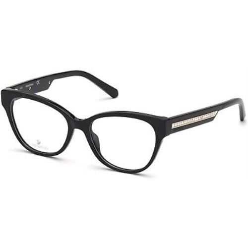 Swarovski SK 5392 SK5392 Shiny Black 001 Eyeglasses