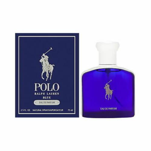 Polo Blue by Ralph Lauren For Men 2.5 oz Eau de Parfum Spray