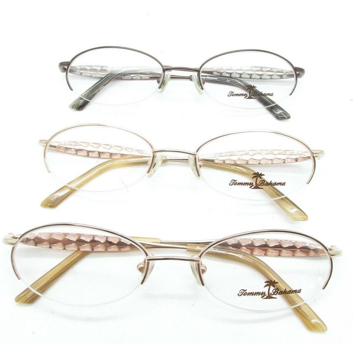 Set of 3 Tommy Bahama Eyeglasses Frames Semi-rimless Lot Bulk Wholesale G176