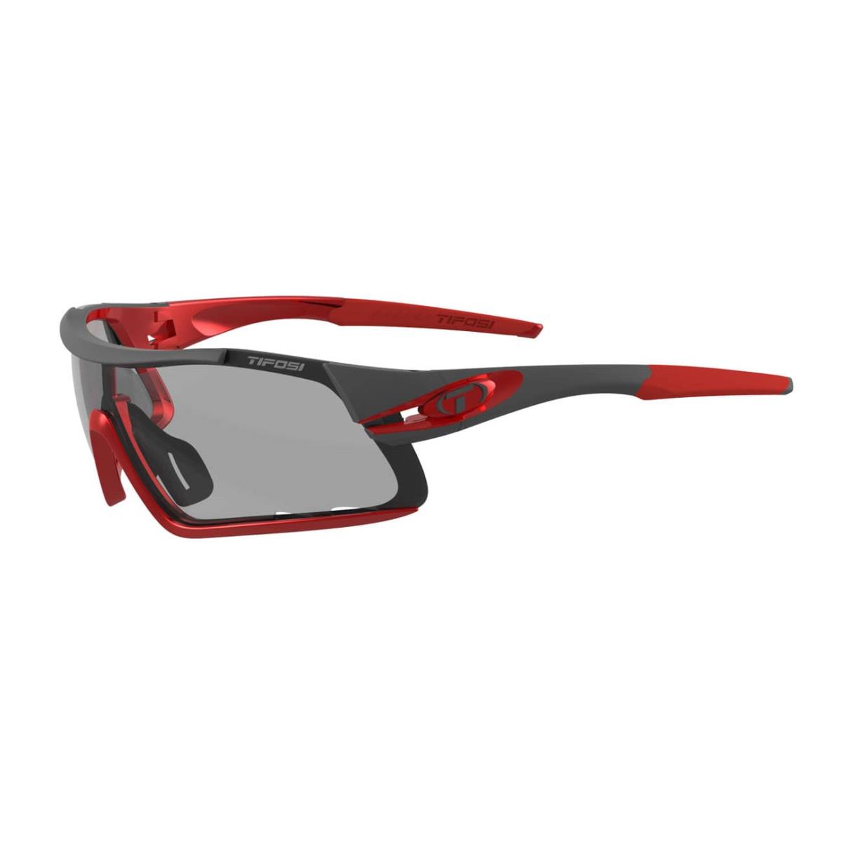 Tifosi Davos Sunglasses Race Red w/ Smoke Fototec