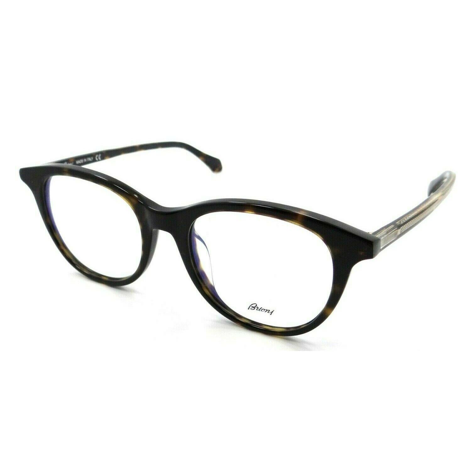Brioni Eyeglasses Frames BR0032OA 002 51-19-150 Havana Made in Italy Asian Fit