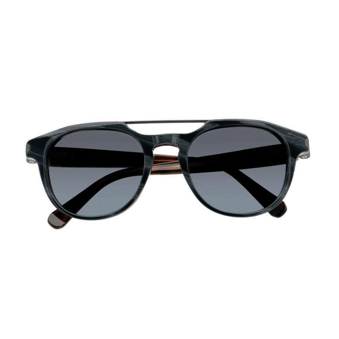 Brioni Night Day Gray Lens Acetate Polarized Sunglasses BR0003S 003