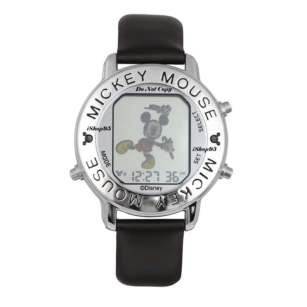 Disney Lorus Mickey Mouse Live Action Musical Melody Silver Watch Retired