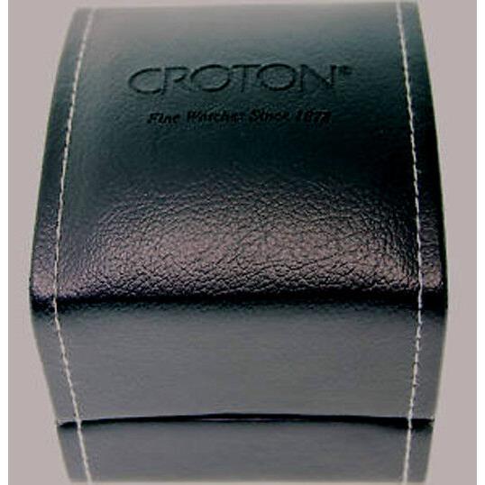 Croton Mens Sport Diver Calendar Silver/black Watch
