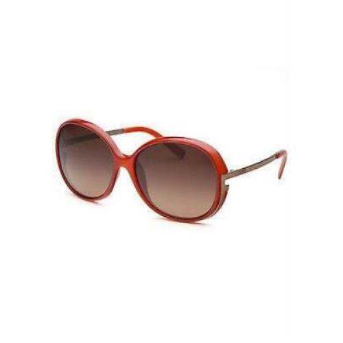 Fendi FS5207-621 Round Burnt Orange Sunglasses