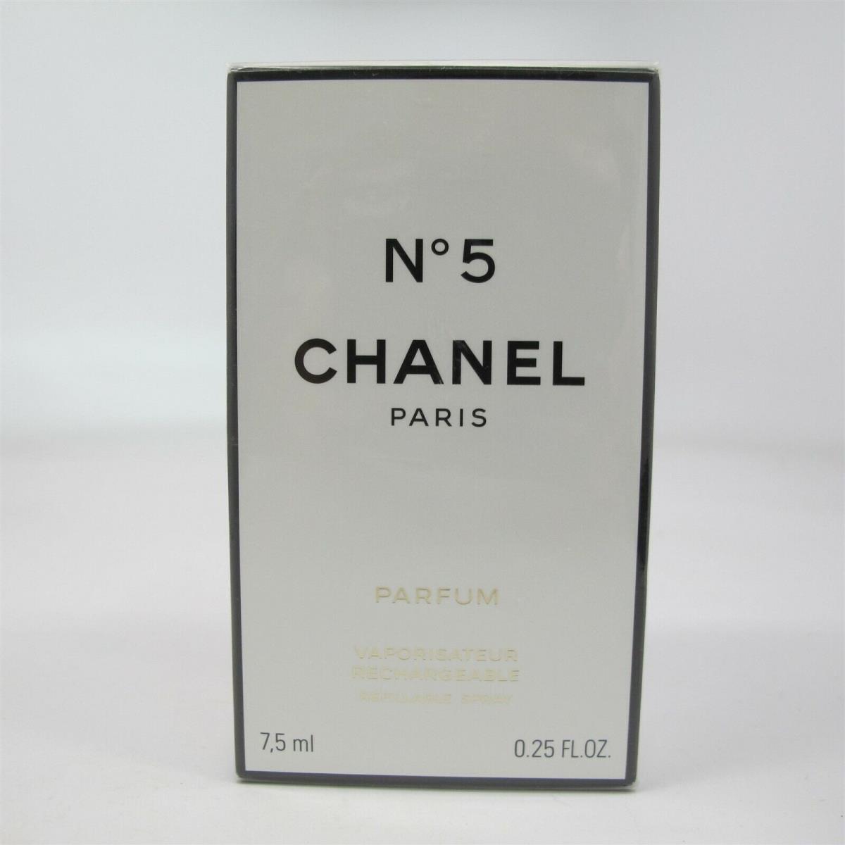Chanel NO.5 by Chanel 7.5 Ml/ 0.25 oz Parfum Refillable Spray Vintage