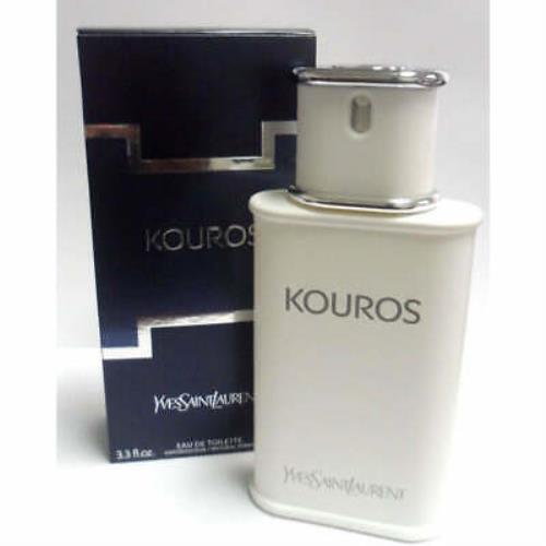 Kouros by Yves Saint Laurent 3.3 Edt Cologne Men 3.4 oz Ysl