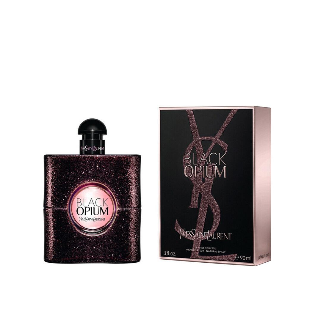 Black Opium Perfume Ysl Yves Saint Laurent 3.0 oz 90ml Edt Eau De Toilette Spray