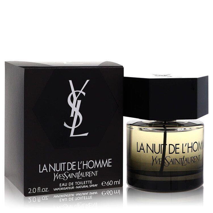 La Nuit De L`homme Cologne By Yves Saint Laurent Edt Spray 2oz/60ml For Men