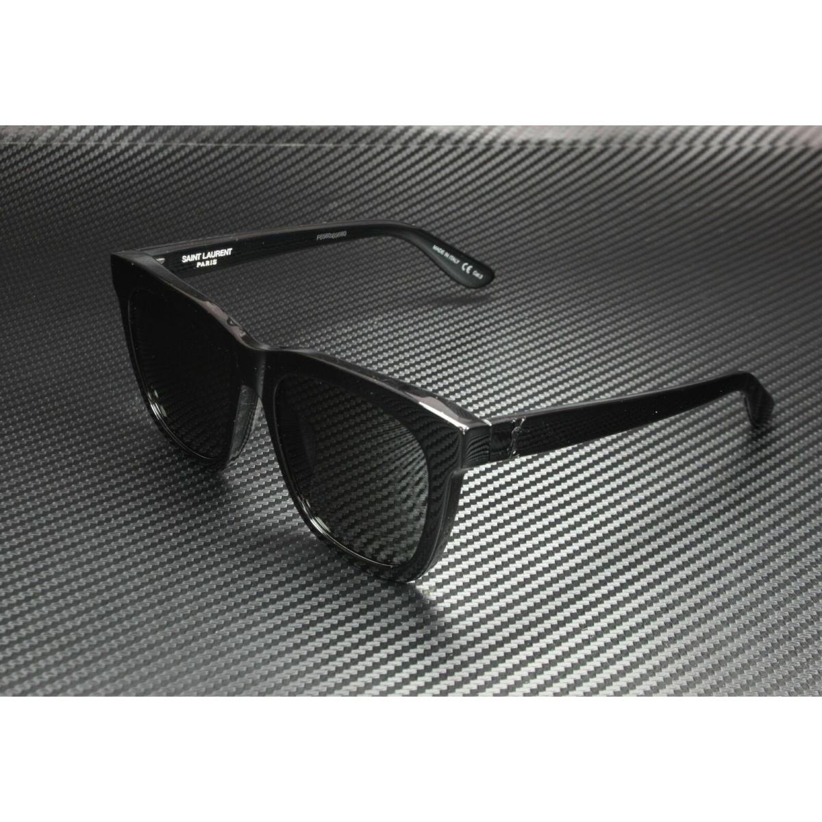 Saint Laurent SL M24/K 001 Black Square Unisex 55 mm Sunglasses