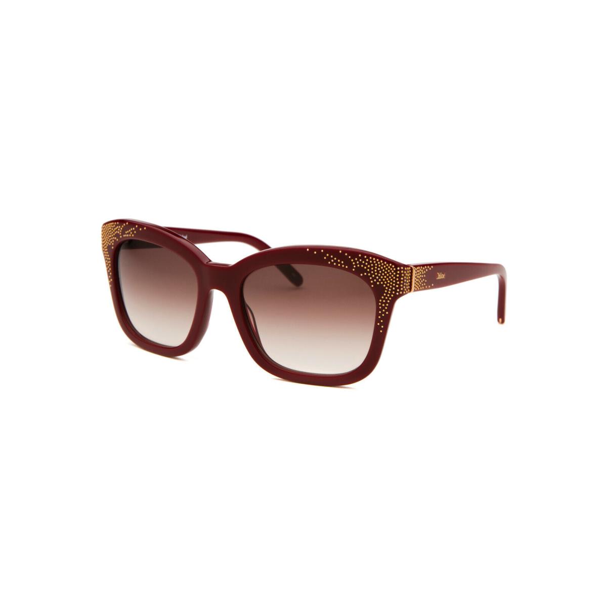 Chloe CE626S 603-55 Brown Square Bordeaux Sunglasses