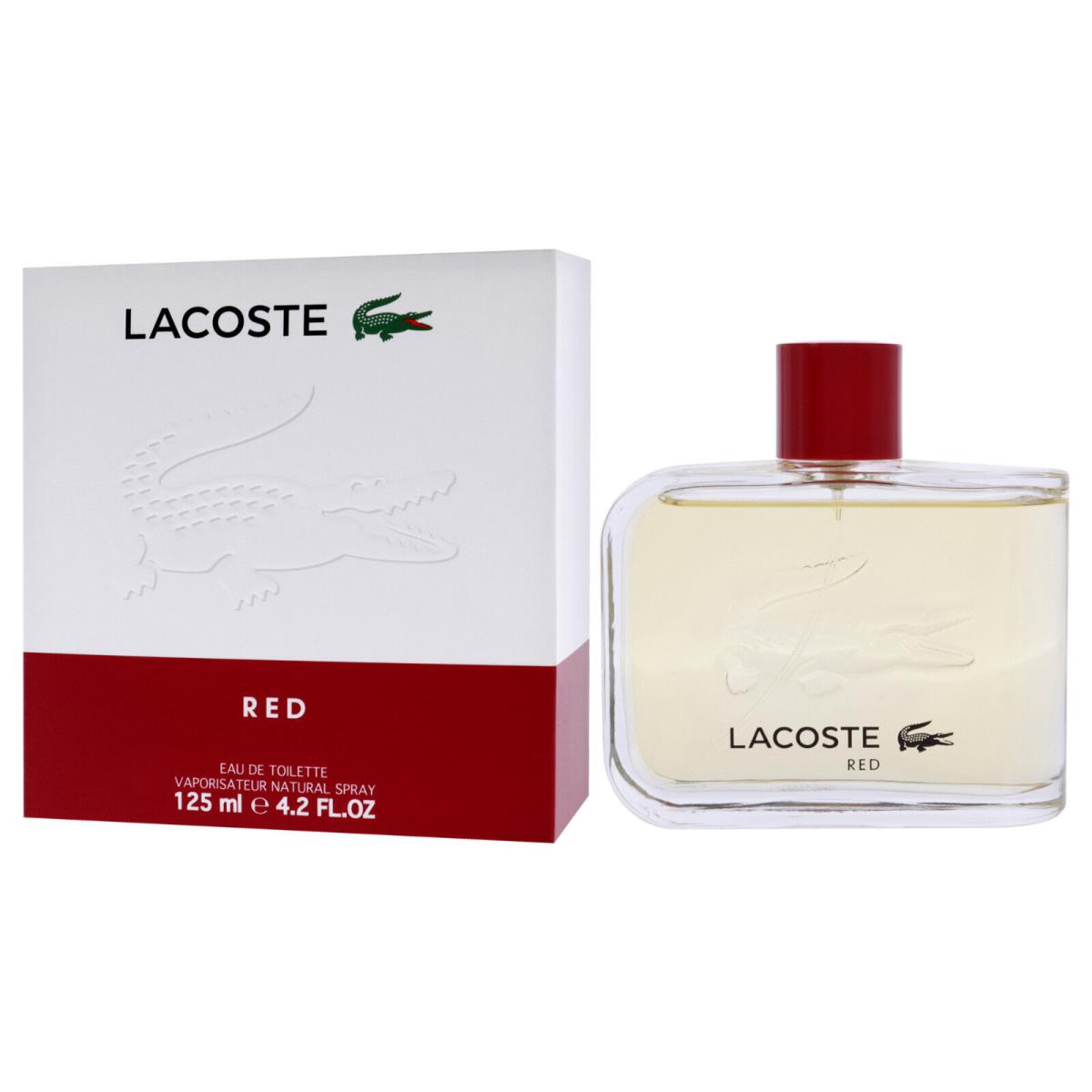 Lacoste Red Style In Play by Lacoste For Men - 4.2 oz Edt Spray