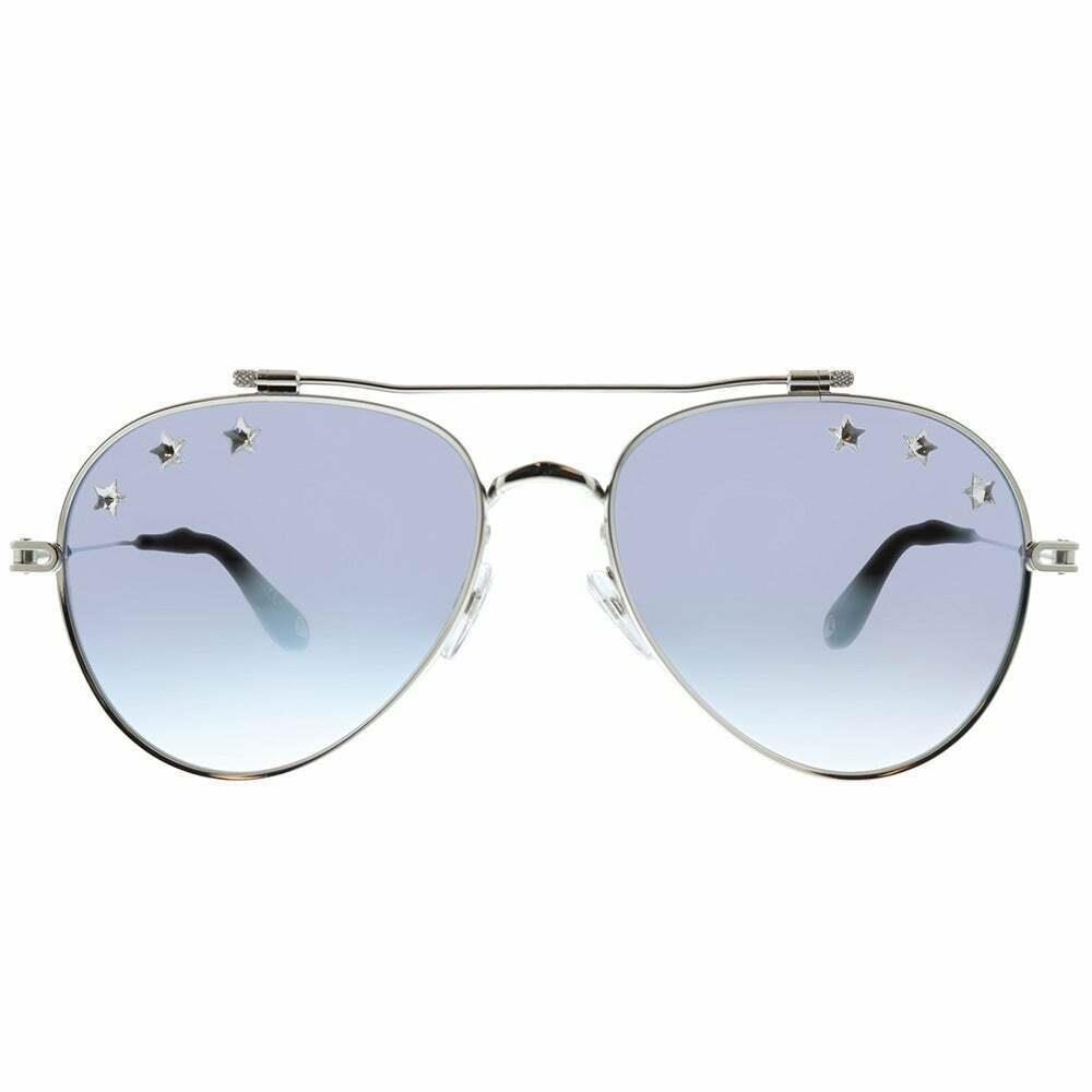 Givenchy GV7057/STARS Gkz Palladium/blue Mirrored Gradient Aviator Sunglasses