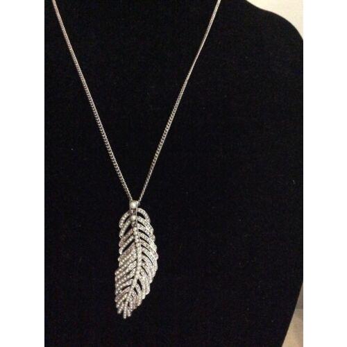 Givenchy Artificial Pearl and Crystal Feathery Wing Necklace 137GN