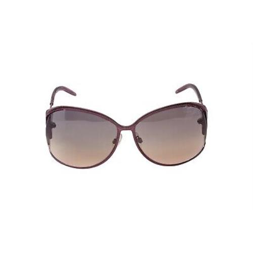 Roberto Cavalli Fresia RC 574S 81B Women`s 63mm Purple Round Gradient Sunglasses